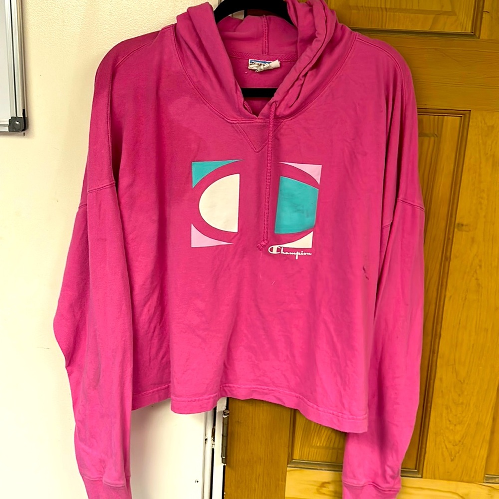 Large champion hoodie
